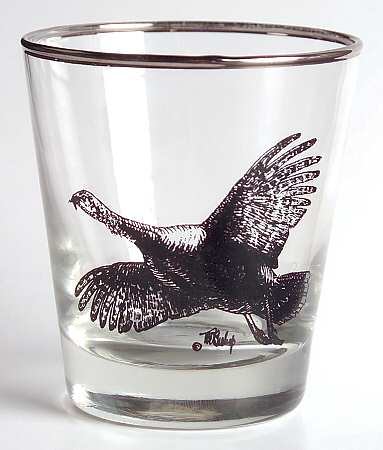 Wild Game Birds Glassware Whiskey