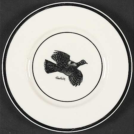 Wild Game Birds Bread & Butter Plate