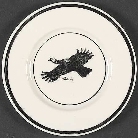 Wild Game Birds Bread & Butter Plate