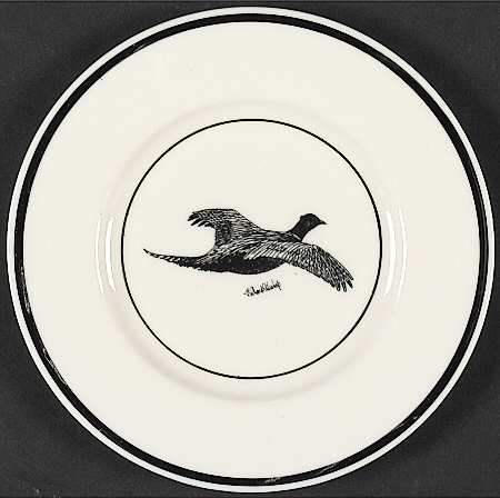 Wild Game Birds Bread & Butter Plate