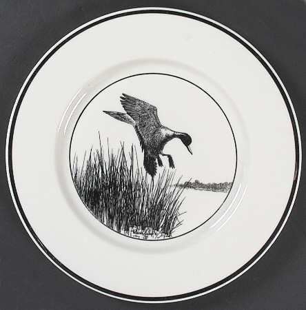 Wild Game Birds Dinner Plate