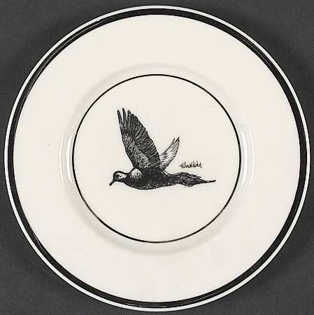 Wild Game Birds Bread & Butter Plate