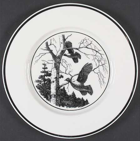 Wild Game Birds Dinner Plate