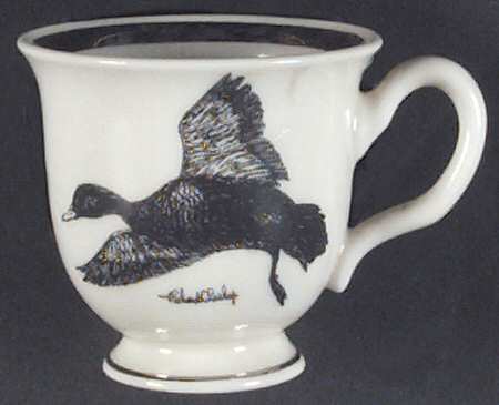 Wild Game Birds Footed Demitasse Cup