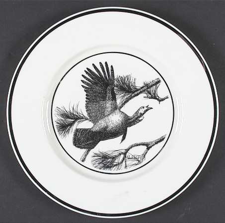 Wild Game Birds Dinner Plate