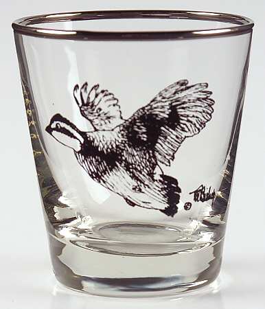 Wild Game Birds Glassware-Whiskey