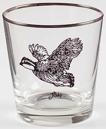 Wild Game Birds 8 Oz Glassware Old Fashioned