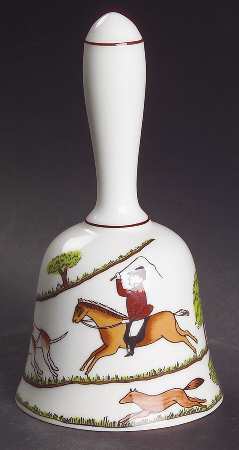 Hunting Scene Bell by Coalport