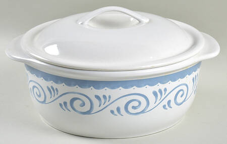 Oceanview (Corelle) 3 Quart Round Covered Casserole