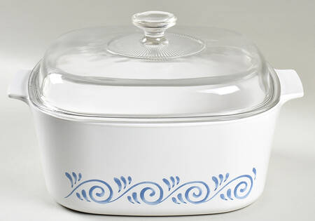 Oceanview (Corelle) 5 Quart Square Casserole with Glass Lid