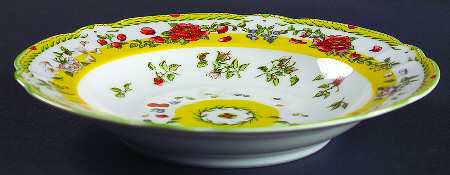Jardins De Paradis Large Rim Soup Bowl