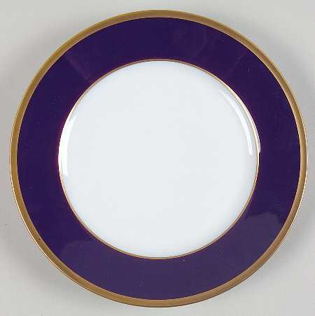 Arc En Ciel Ambassade Blue Salad Plate