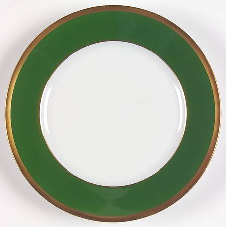 Arc En Ciel Empire Green (Vert) Salad Plate