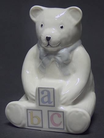 Childrens Ware-Baby Gifts Boy Baby Bear Figurine
