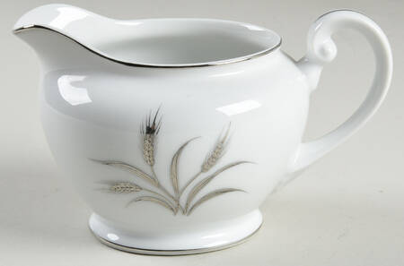 Silver Wheat (Rim Shape) Creamer by Crest Wood