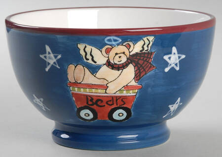 Folk Angel Dessert Bowl