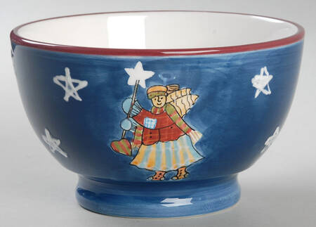 Folk Angel Dessert Bowl