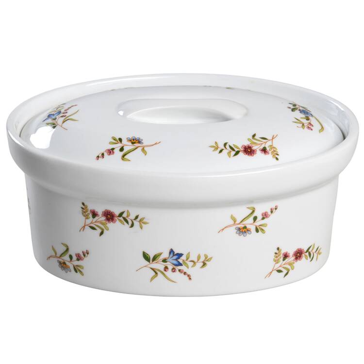 Versailles (Smooth) 2 Quart Oval Covered Casserole