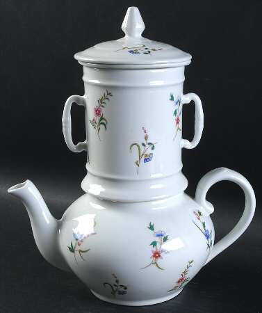 Versailles (Smooth) 4 Piece Coffee Biggin, Pot, Drip & Lid