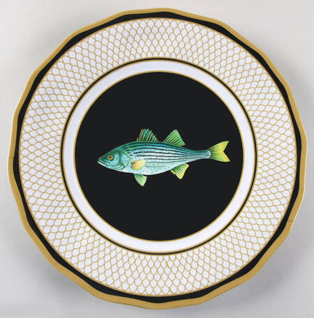 American Waters Melamine Dinner Plate
