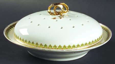 Schleiger 408 Pancake Dish & Lid