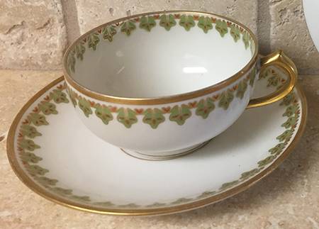 Schleiger 408 Flat Cup & Saucer Set