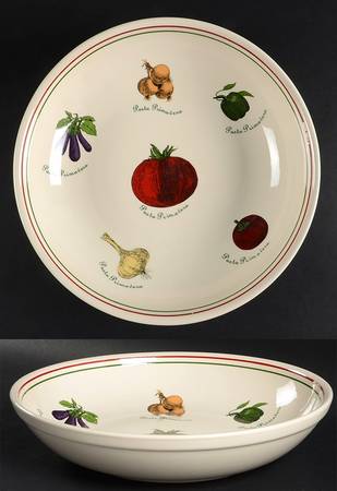 Pasta Primavera 13" Pasta Serving Bowl