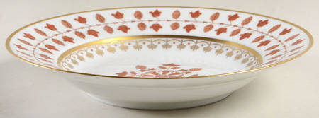 Matignon Rust Large Rim Soup Bowl