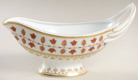 Matignon Rust Open Sauce Boat
