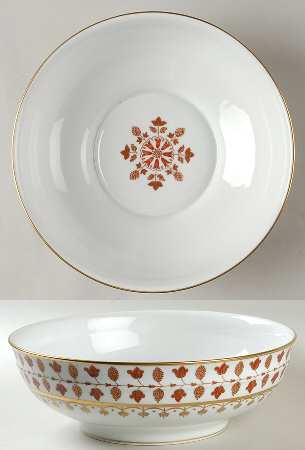 Matignon Rust 10" Large Salad Serving Bowl
