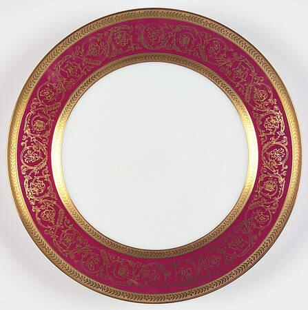 Edith Pourpre (Purple) Large Dinner Plate