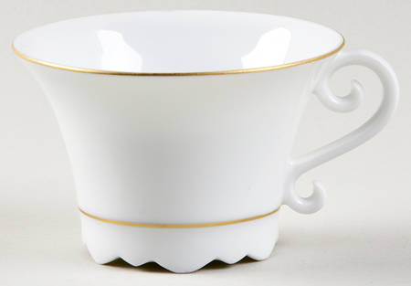 Samoa Gold (Gold Trim and Verge) Flat Demitasse Cup