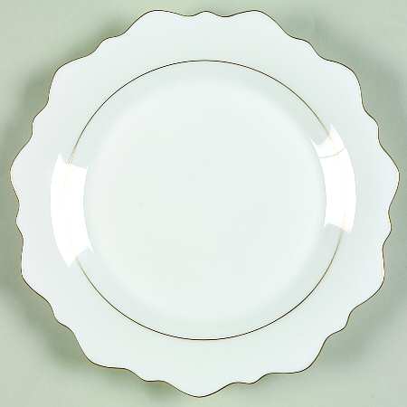Samoa Gold (Gold Trim and Verge) Salad/Dessert Plate