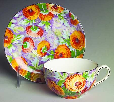 Marigold Flat Cup & Saucer Set