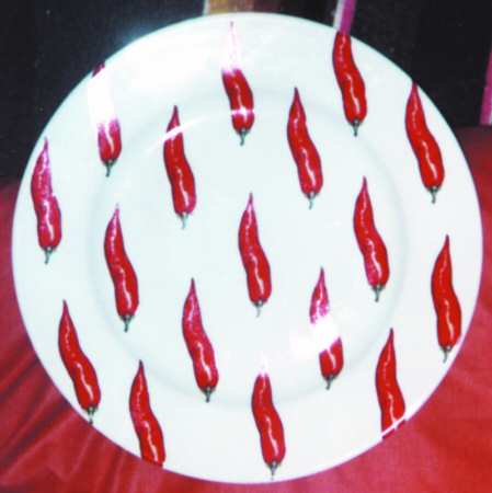 Chili Peppers Dinner Plate