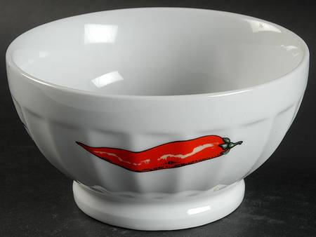 Chili Peppers 5" Footed All Purpose Bowl