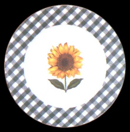 Sunflower Accent Salad Plate