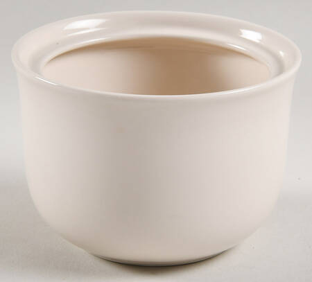 Beige (Rim) Sugar Bowl No Lid