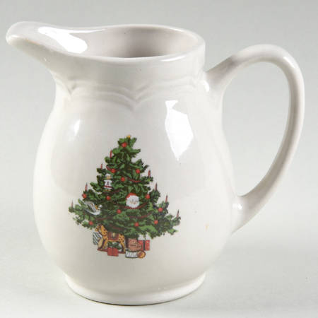 Christmas Time Embossed Creamer