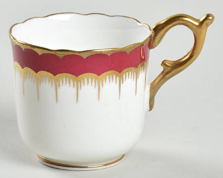 Spearpoint Red Flat Demitasse Cup