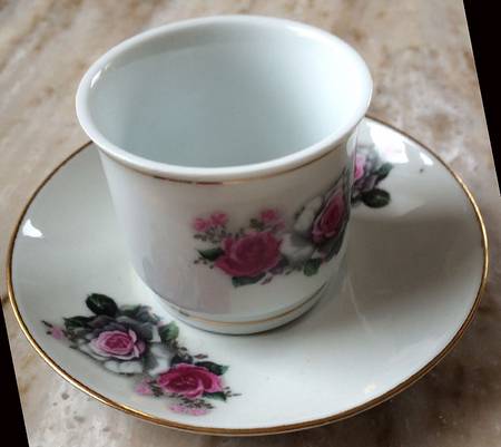 CX50 Footed Demitasse Cup & Saucer Set