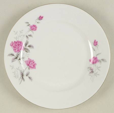 Wedding Rose Bread & Butter Plate