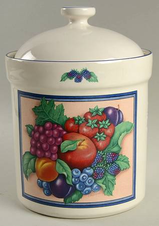 Fruit and Berry Medium Canister & Lid