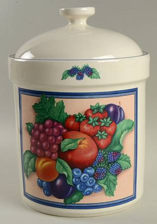 Fruit and Berry Large Canister & Lid