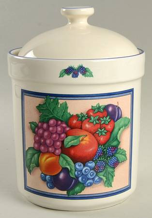 Fruit and Berry Small Canister & Lid