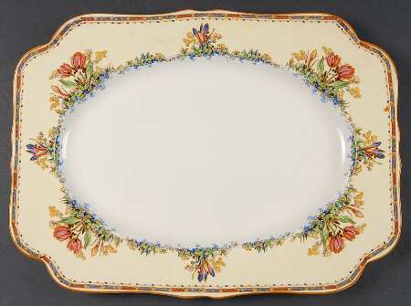 Tulip 16" Oval Serving Platter