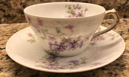 CHF565 Flat Cup & Saucer Set