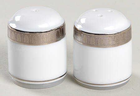 Malmaison (Platinum) Individual Salt & Pepper Set