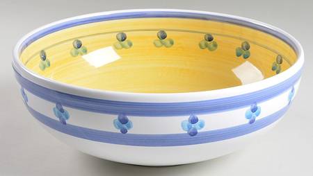 Zafferano 10" Large Salad Serving Bowl