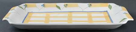 Zafferano 19" Rectangular Serving Platter